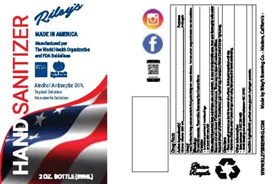 2 Oz Lab (2oz Sanitizer Label)